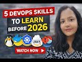 5 DevOps Skills You Must Learn Before 2026 End(Job-Ready Roadmap)