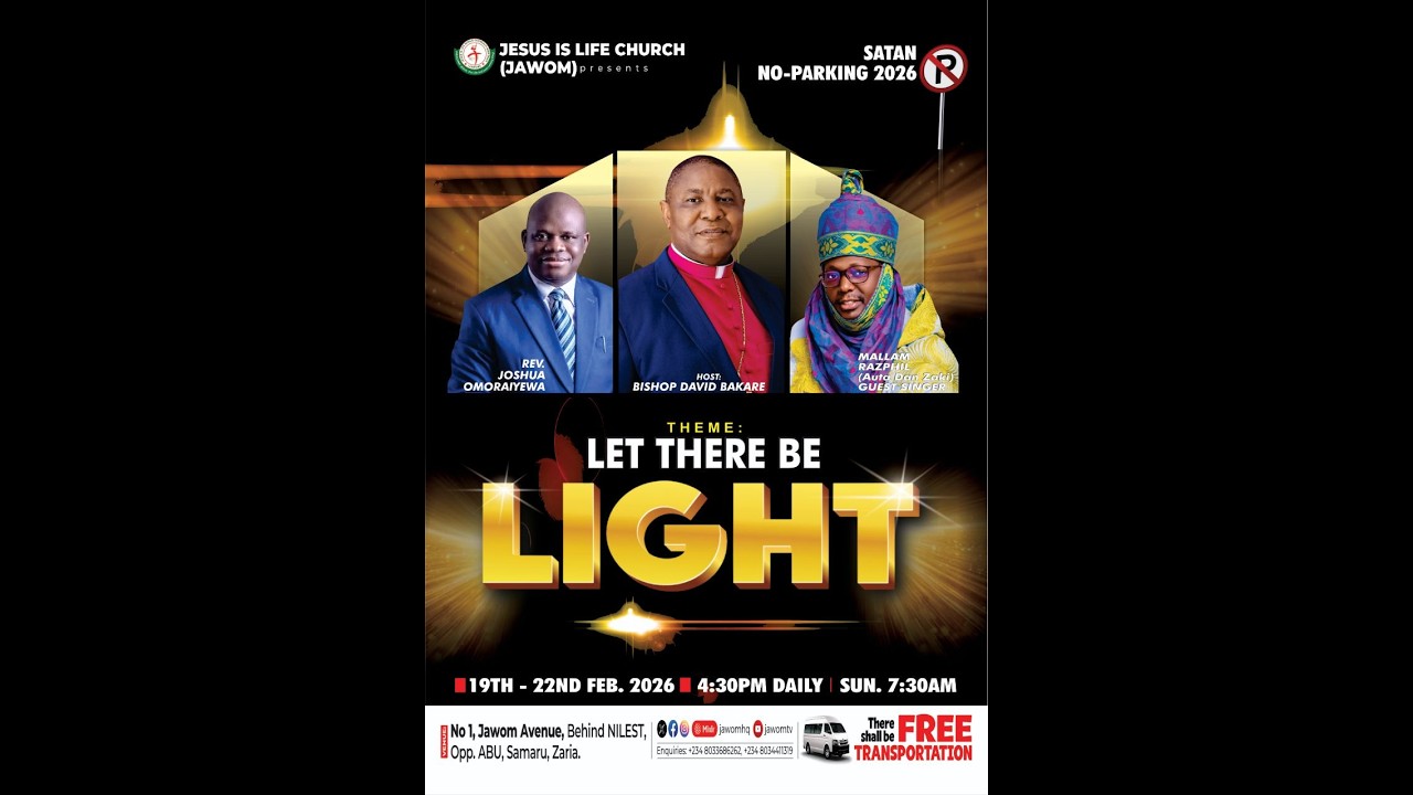 PRAISE CHEF || SATAN NO PARKING CRUSADE || LET THERE BE LIGHT || DAY 3 || 21-02-2026