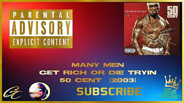 Many Men by 50 Cent Lyrics Video & Music Video off the Get Rich or Die Trying Album 4K Quality