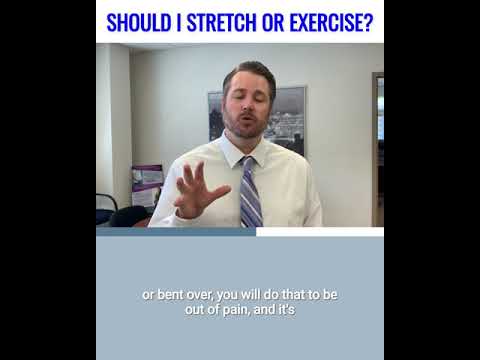 Should I Stretch Or Exercise?