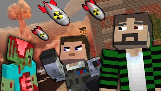 ВОЕННЫЕ БОМБЯТ НАС ЯДЕРНЫМ ОРУЖИЕМ! ДЕНЬ 4 - ЗОМБИ АПОКАЛИПСИС - MINECRAFT СЕРИАЛ