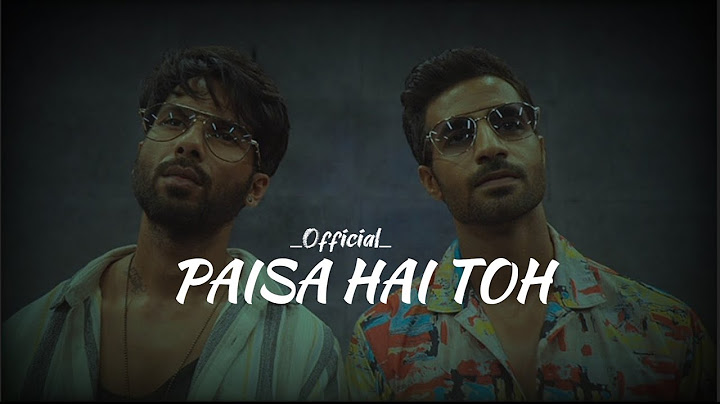 PAISA HAI TOH - OFFICIAL LO-FI SONG | ( SLOWED + REVERBED ) | FARZI | SHAHID KAPOOR | RASHI KHANNA |