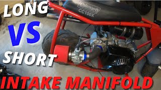 Predator 212 long intake manifold versus short