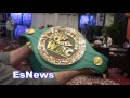 Check Out Floyd Mayweather Million Dollar WBC Belt It's One OF A KIND EsNews Boxing