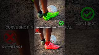 HOW TO LEARN CURVE SHOT WITH POWER SHOT#skills#soccer#shorts