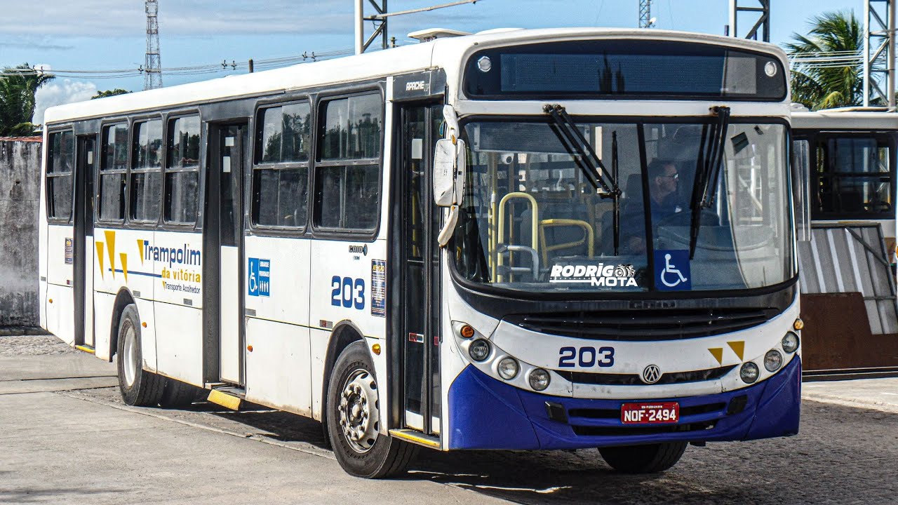 [ENGINE SOUND] CAIO APACHE VIP II / VOLKSBUS 17-230 EOD / TRAMPOLIM DA VITÓRIA 203
