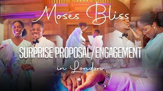 MOSES BLISS surprise proposal/engagement in London[Full Video]