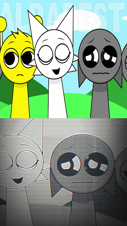 GRAY is heartbroken when he sees Wenda with someone else!  #gray #incredibox #sprunki  #wenda