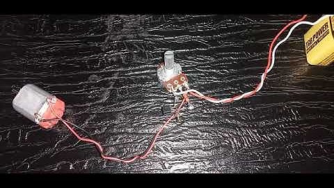 10k potansiyometre ile dc motor kontrol devresi yapımı🛠