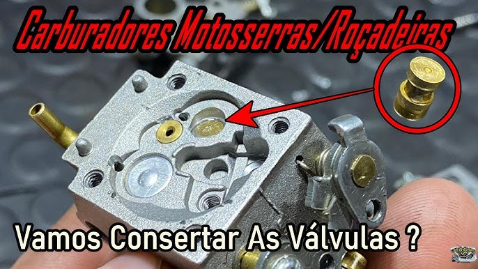 MONTAR REPARAR REGULAR CARBURADOR MOTOSIERRA DESBROZADORA  www.solomakinas.com 