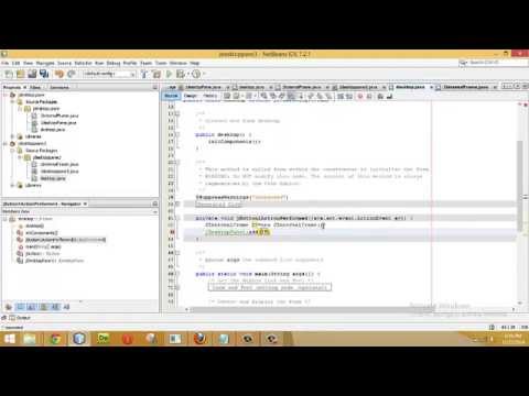 How to use jdesktoppane and jinternalFrame using netbeans