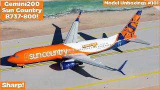 Gemini200 Sun Country B737-800 Unboxing! | Model Unboxings #102