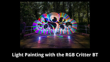 Light Painting with the RGB Critter BT