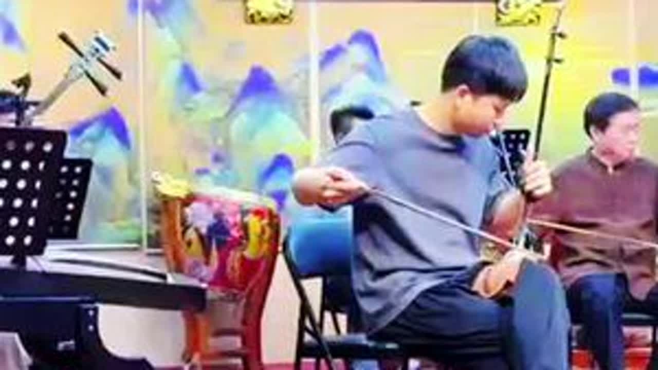 锦瑟无端五十弦 一弦一柱思华年精准神韵《昭君怨》领奏黄林伟汕头市精艺阁会乐典演