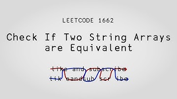 Python makes it TOO easy! – Check If Two String Arrays are Equivalent – Leetcode 1662