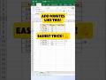 Add Minutes to Time in Excel with THIS Easy Trick!