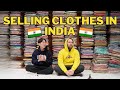 Foreigners try selling clothes in punjab india   india vlog