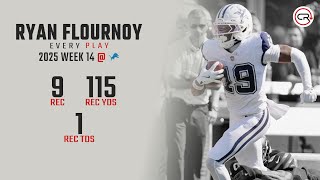 Ryan Flournoy Week 14 Highlights | Every Target and Catch vs Lions