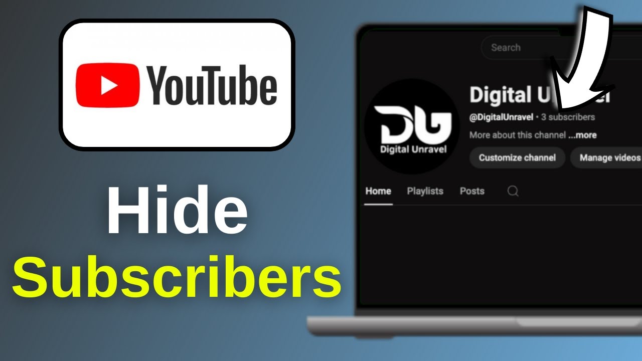 *UPDATED* How To Hide Subscribers on YouTube - Hide Your YouTube ...