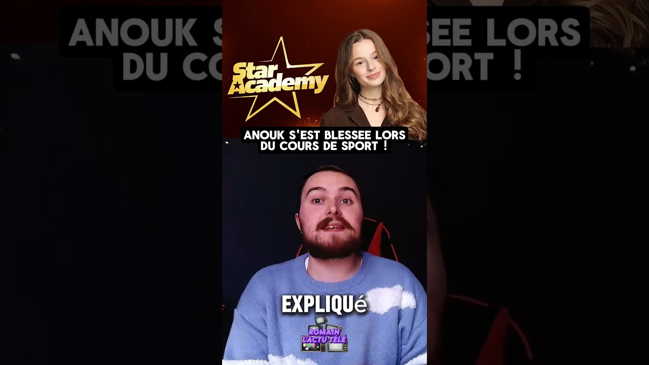 ANOUK S'EST BLESSEE LORS DU COURS DE SPORT DE LA STAR ACADEMY 2025