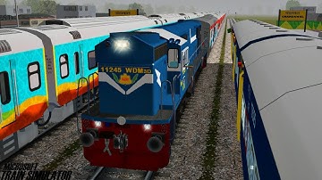 New Delhi - Ahmedabad Swarna Jayanti Rajdhani Express | MSTS Open Rails Journey Part 2