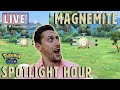Shiny Magnemite Hunt! Pokemon GO Spotlight Hour LIVE