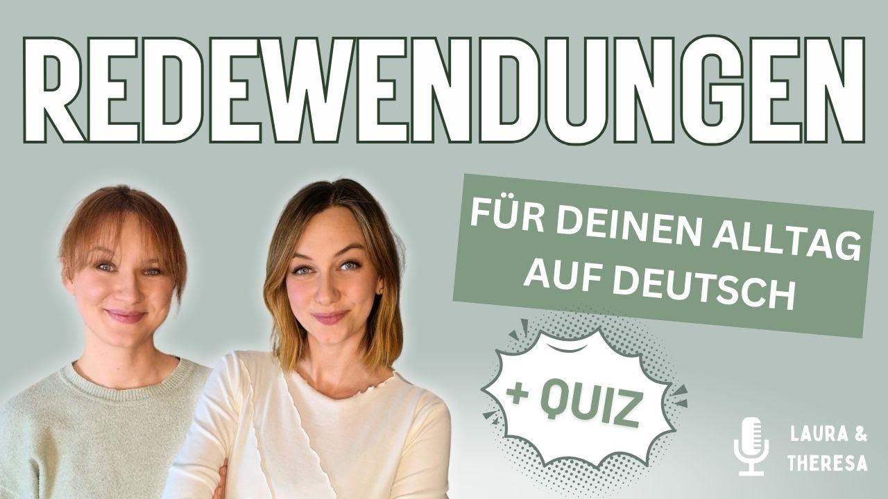 9 deutsche Redewendungen, die du kennen musst! 🧐🇩🇪 | B2/C1 Deutsch lernen