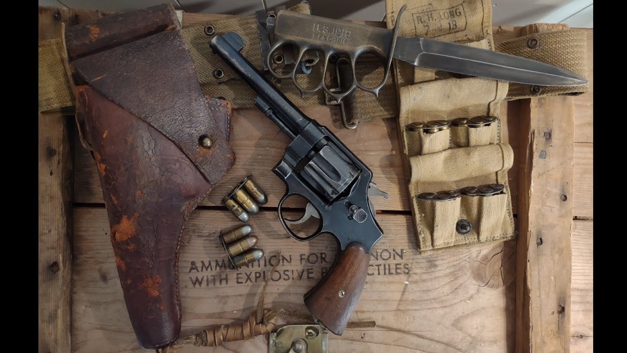 WWI Smith & Wesson M1917 Revolver