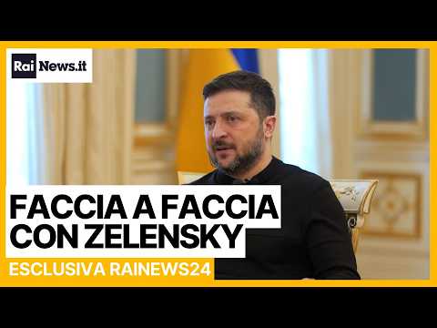Faccia a faccia con il Presidente ucraino Zelensky