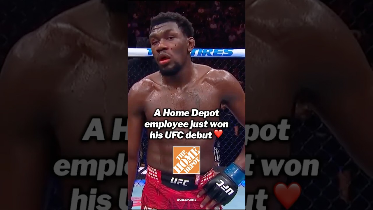 Life changing moment for Stan "The Drill" Dorsainvil ❤️ @thedrillmma #ufc #ufcsacramento #homedepot