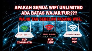 Wifi Unlimited Tapi Kok Ada Batas FUP, Ketahui Internet Rumah Terbaik, FUP Indihome 2022.