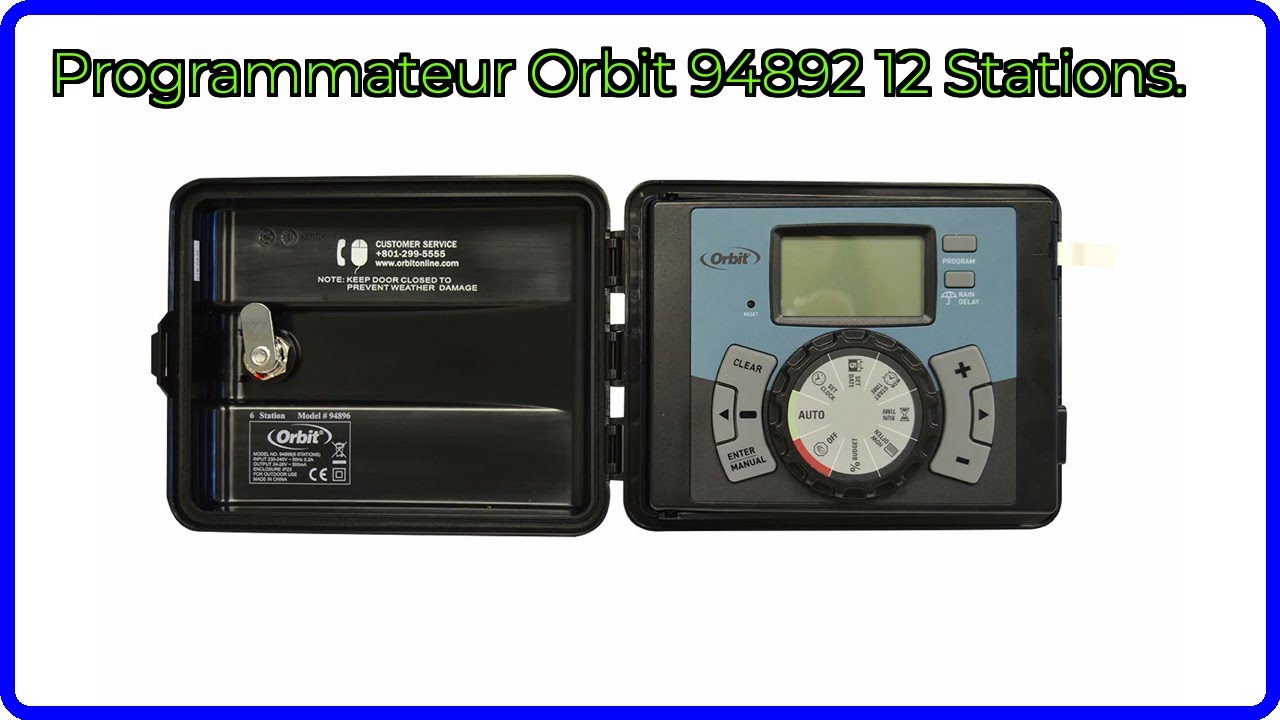 Orbit 94876 pocket star ultima - programmateur saisons modèle ultima 6