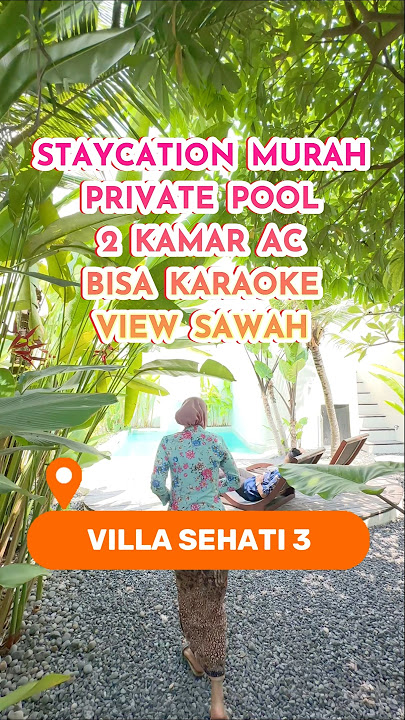 Staycation murah bisa dapat vibes tropis kayak gini? Cuma di Jogja 💸🌿 #jogja #hiddengems