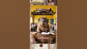 Capybara bị xỉ nhục vì ăn trộm #giaitri #haihuoc #vuive