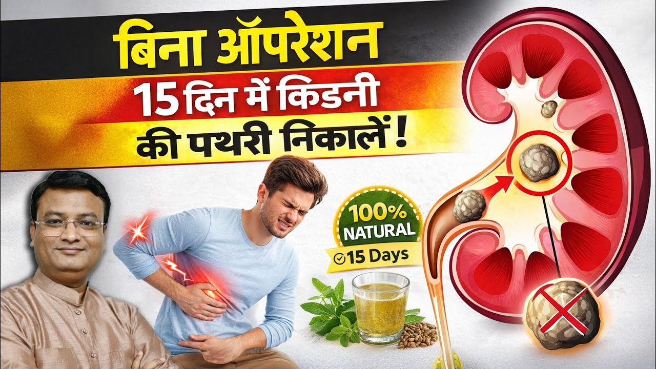 गुर्दे की पथरी का पक्का इलाज | Kidney Stone Remedies | Vd. Prateek Agrawal (1051) #kidneystone