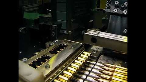 This is how bullets are made at modern ammunition factory.