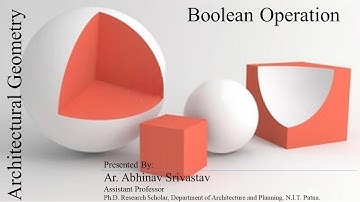 Boolean operation | Architectural Geometry