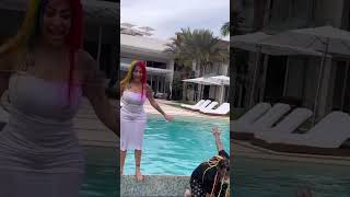 Tekashi69 & Yailin Pool