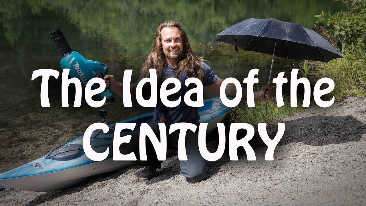 A kayak, a leaf blower and an umbrella. This is going to change the