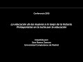 Conferencia: La educación de las mujeres a lo largo de la historia