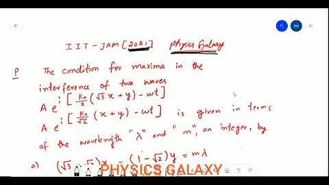 IIT-JAM:2021(PHYSICS) Part:-07#Problem with solution in EM waves#(PHYSICS GALAXY)
