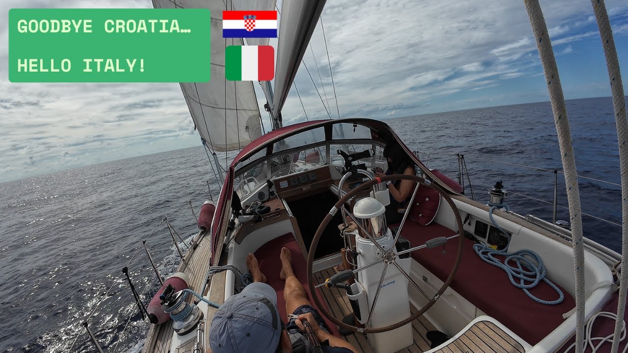 Sailing from Lastovo to Vieste - Goodbye Croatia, Hello Italy