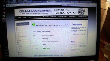 How to Unlock Samsung Galaxy Note from AT&T by Unlock Code, from www.Cellunlocker.net