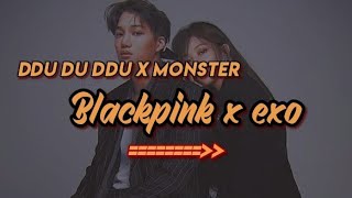 {SUB INDO} VIDEO LIRIK MASHUP DDU DU DDU X MONSTER (BLACKPINK,EXO)