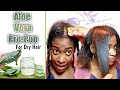 If You STRUGGLE with DRY HAIR WATCH THIS!| Aloe Vera PRE POO Routine for MOISTURE RETENTION #prepoo