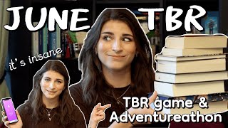 I brought my TBR game back and it did not go well... // RANDOMIZING MY JUNE TBR & ADVENTUREATHON