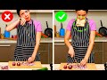 LIFE-SAVING COOKING TIPS  Everyday Life Hacks by 5-Minute RECIPES!