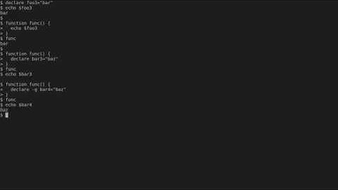 Bash Variables Three Ways - Bash Playground
