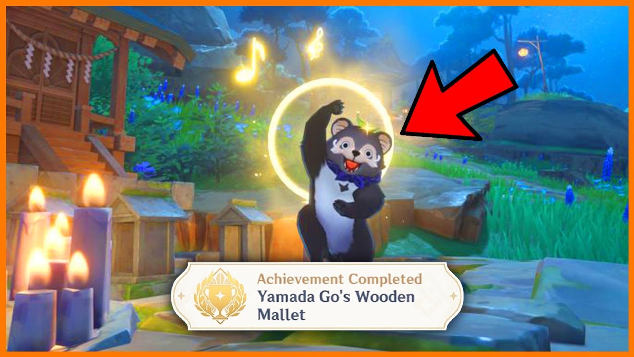 Hidden Achievement Yamada Go's Wooden Mallet Genshin Impact YouTube