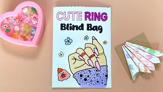 ☁️Paper DIY☁️ Cute Ring Blind Bag ASMR | Tutorial | Satisfying | Squishy